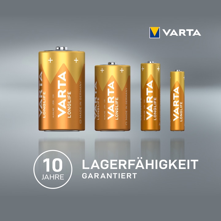 Actual product image Varta Longlife (4 pcs., AA, 2800 mAh)