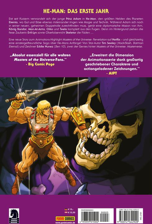 Produktbild Panini Masters of the Universe: Die Schmiede des Schicksals (Deutsch, Eddie Nunez, Tim Seeley, 2025)