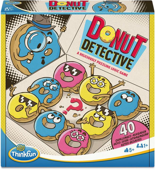 Productafbeelding Ravensburger ThinkFun Donut Detective - Denkspiel ab 5 Jahre (Meertalig)