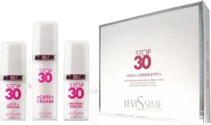Image du produit LeviSsime Kit Stop 30 Crème de soin Sérum intensif et protecteur des yeux (Kit de soin des yeux, Jour + nuit)