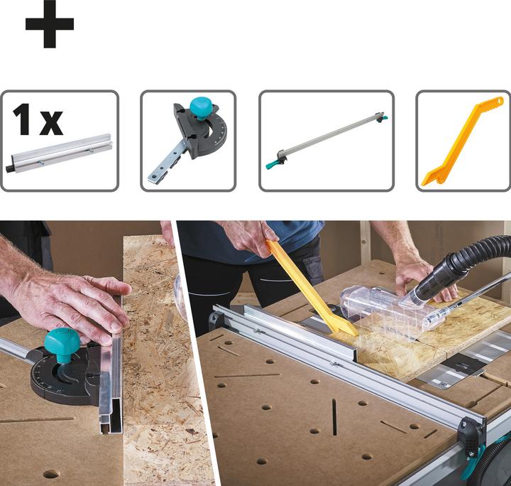 Produktbild wolfcraft 1 MASTER cut 2600 Maschinentisch EU (118.50 cm, 76.50 cm)