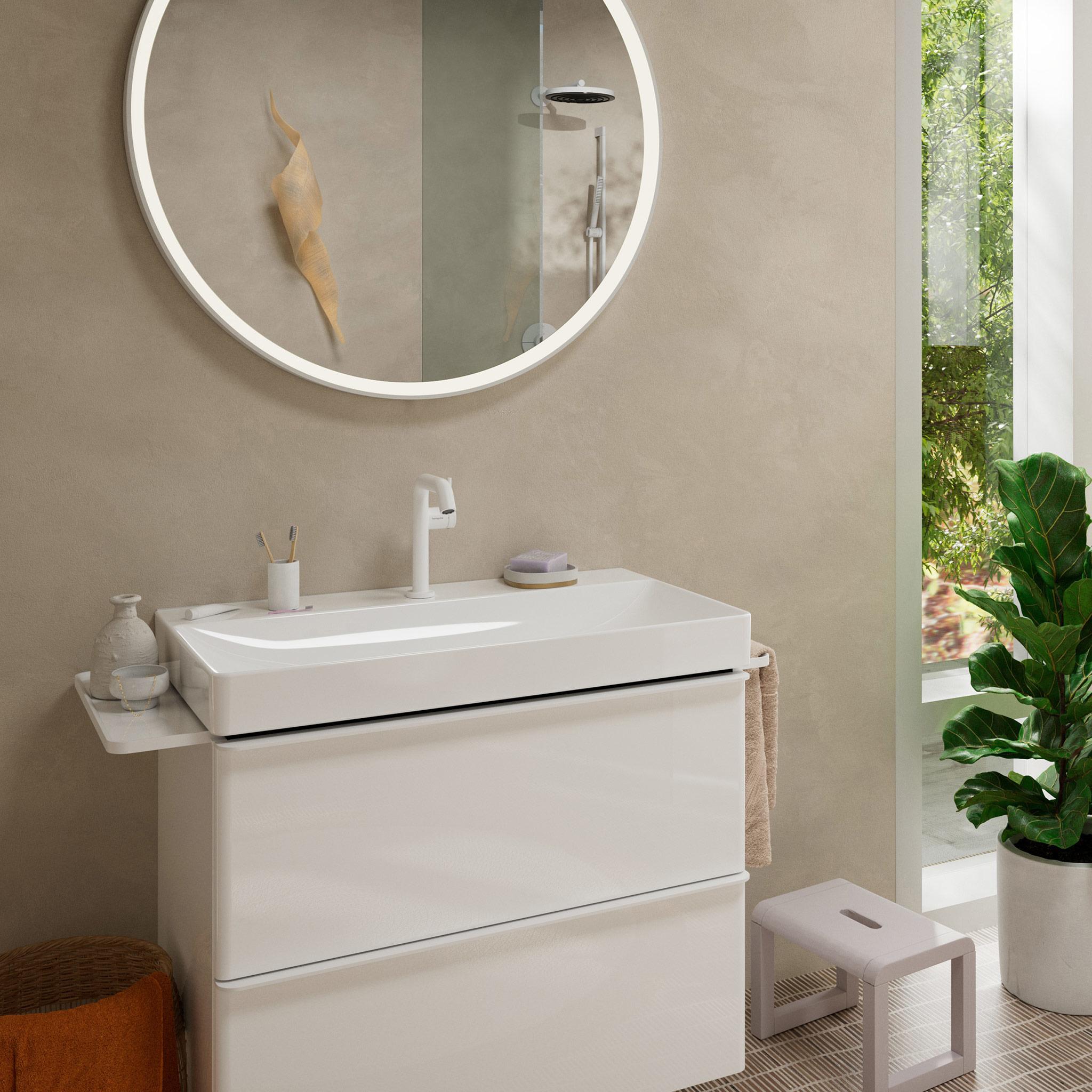 Thumbnail - hansgrohe, Badarmatur, Tecturis S Einhebel-Waschtischarmatur 150 Fine CoolStart wassersparend+, Ausladung 139 mm