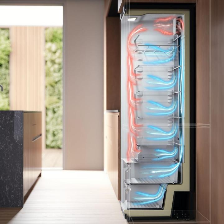 Produktbild Asko Kühlschrank freistehend PREMIUM R23841B Front BlackSteel und schwarz (384 l)