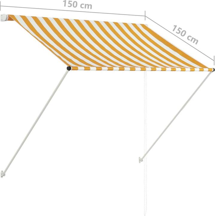 Produktbild vidaXL Seitenmarkise (1 m)