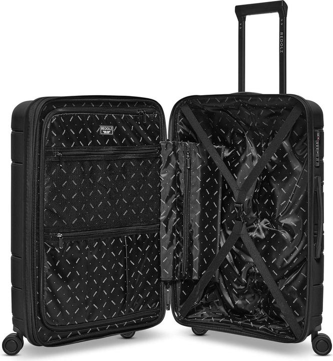 Produktbild Redolz Essentials 11 4 Rollen Kofferset 3-teilig mit Dehnfalte (240 l)