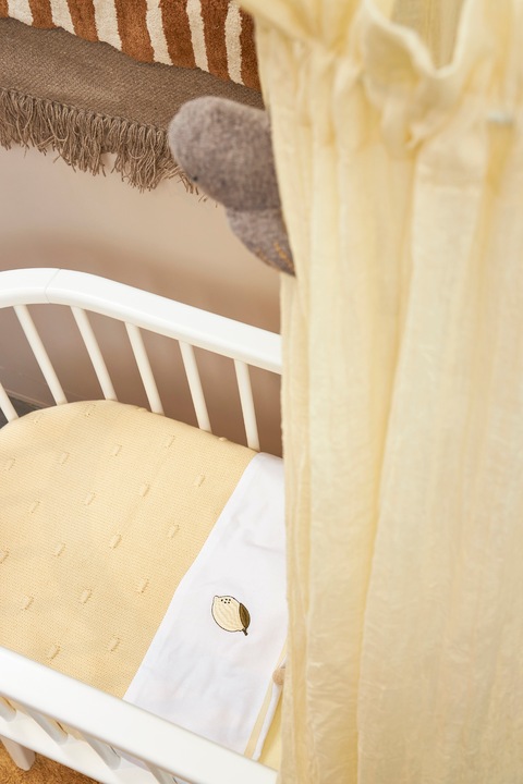 Image du produit Meyco Ciel de lit uni jaune pâle