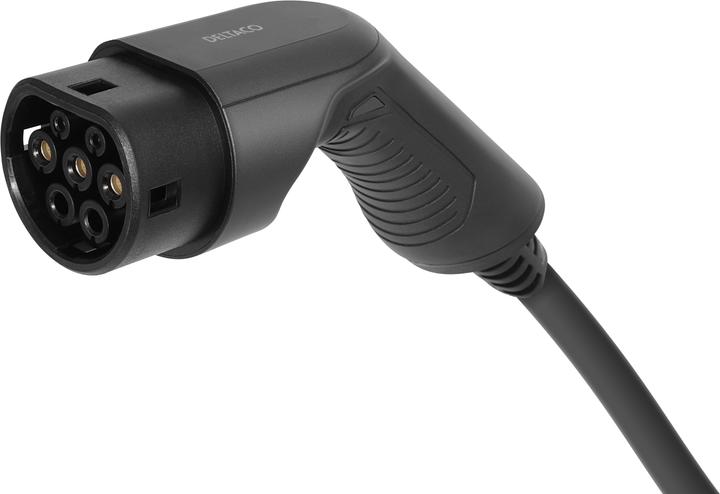 Actual product image Deltaco Type 2 EV charging cable for e-cars and hybrid vehicles, electric car charger Mennekes cable, Ko (11 kW, 16 A, 7 m)