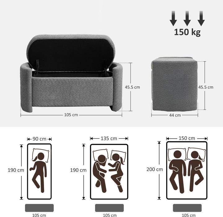 Actual product image Homcom Bench (105 cm)