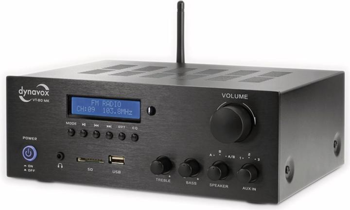 Actual product image Dynavox Stereo amplifier VT80 MK black (Amplifier)