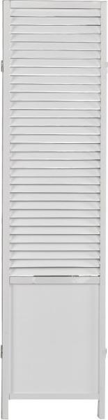 Actual product image Greendeco 3 Partition Wood Partition Spanish Wall Privacy Screen White