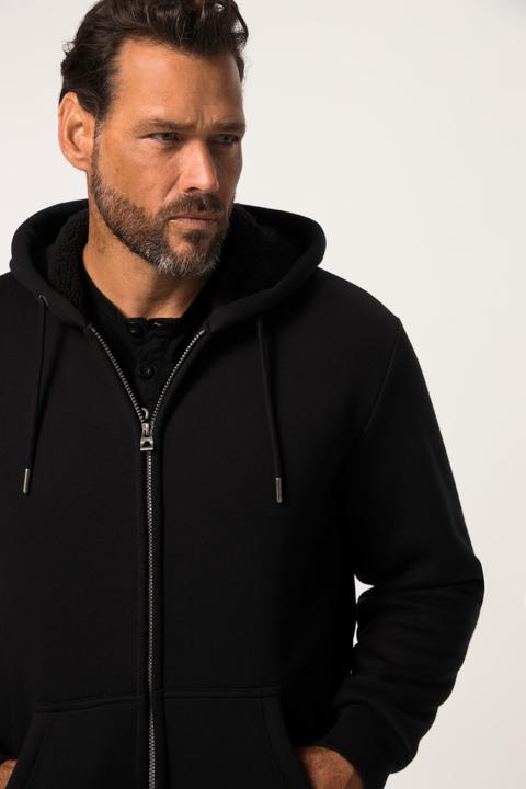 Produktbild JP1880 JP 1880 Hoodiejacke, Outdoor, Sweatjacke, Kapuze, Teddyfutter, Zipper (4XL)