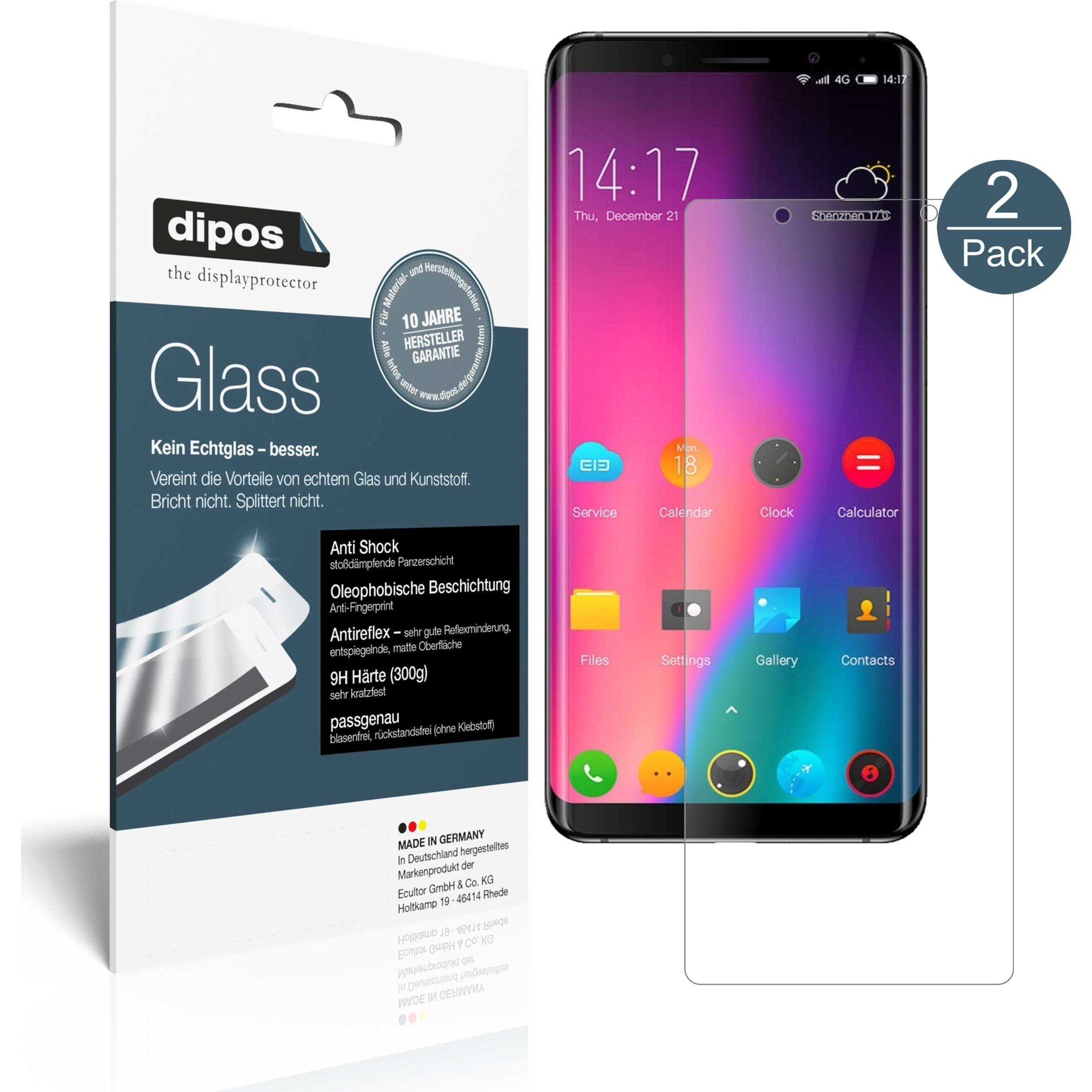 Dipos Displayschutz Anti-Shock (1 Stück, Elephone U Pro), Smartphone Schutzfolie, Transparent