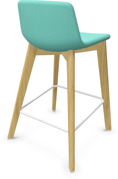 Mint, White, Ash natural light grey stained