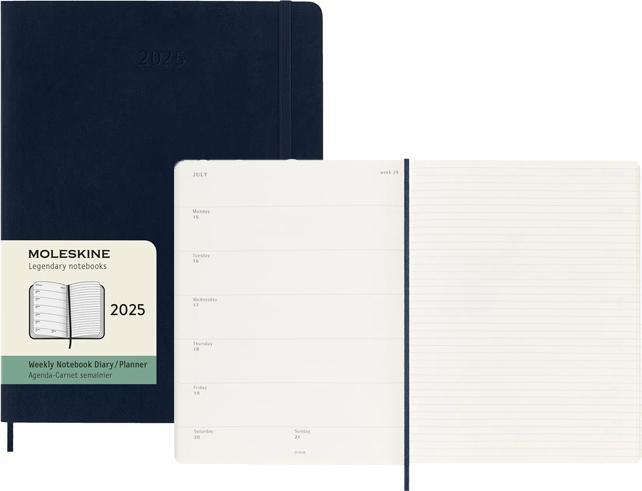 Moleskine Notizkalender (19 x 25 cm, Inglese)