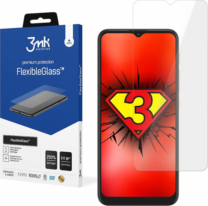 Produktbild 3MK hybrid glass Flexible 2.5D for Motorola Moto G9 Play (1 Stück, Motorola Moto G9 Play)