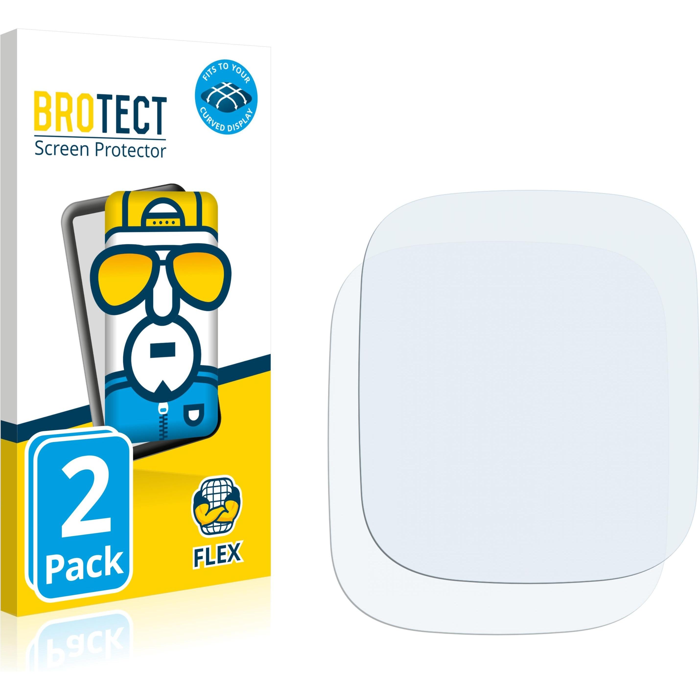 BROTECT Full-Cover Pellicola, Pellicola protettiva per smartwatch, Trasparente