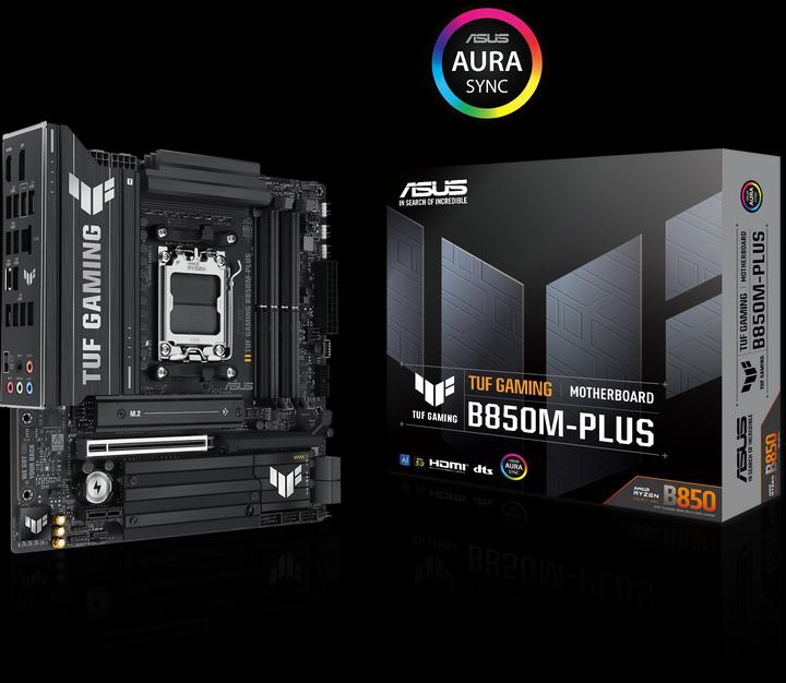 Produktbild ASUS TUF GAMING B850M-PLUS (AM5, AMD B850, mATX)