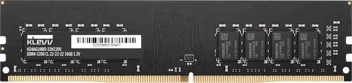 Productafbeelding Klevv 16GB Standard DDR4 UDIMM 3200Mhz Black Bulk (1 x 16GB, 3200 MHz, DDR4 RAM, U-DIMM)