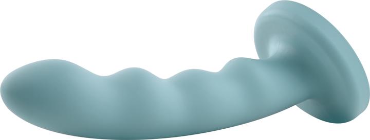 Actual product image Sportsheets Merge Collection - Sage - 8" Solid Silicone G-Spot Dildo