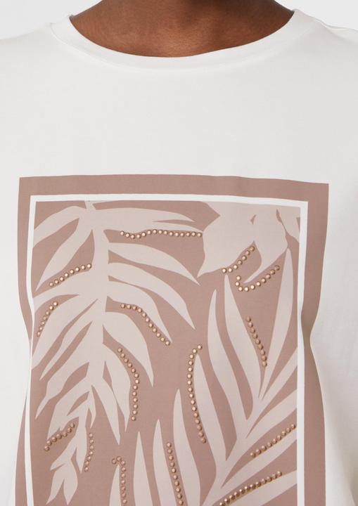 Immagine prodotto Comma T-Shirt T-Shirt aus Baumwollmix mit Schmucksteinen (42)