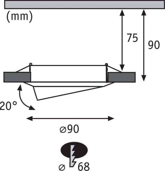 Produktbild Paulmann Einbauleuchte Base (GU10)