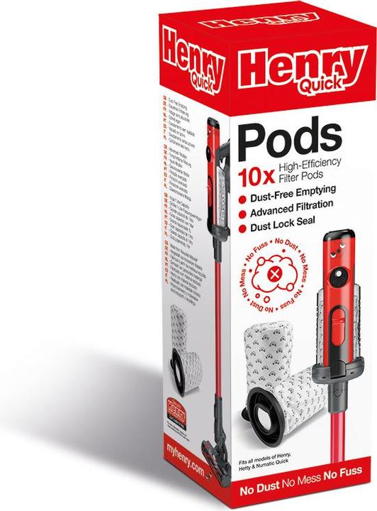 Produktbild Numatic Staubfilterbeutel Quick Pods 1 Stück (10 x)