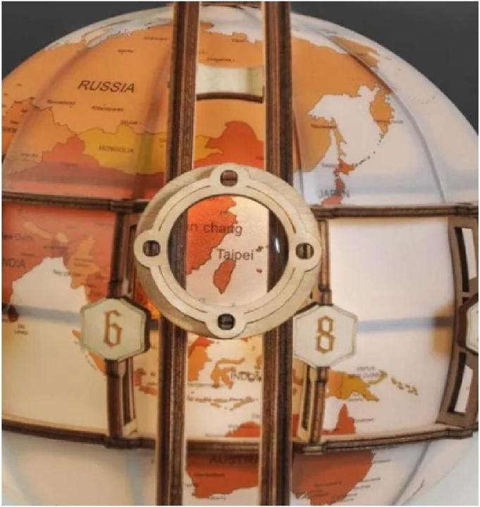 Image du produit Rokr Luminous Globe - Kit de construction en bois 3D