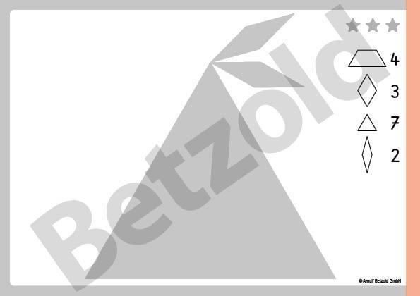 Produktbild Betzold Mitmach-Karten Pattern Blocks (3 - 8 Jahre)