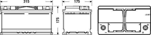 Image du produit Exide Start-Stop EFB (12 V, 75 Ah, 730 A)