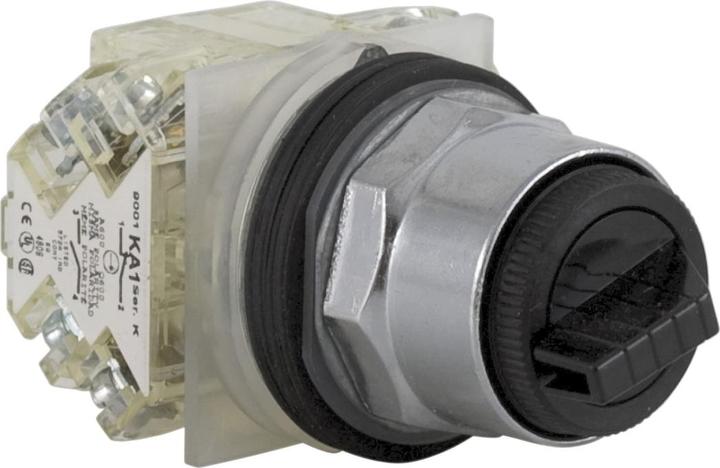 Produktbild Schneider Electric Selector Switch Black 3-Pos. 2NO 2NC