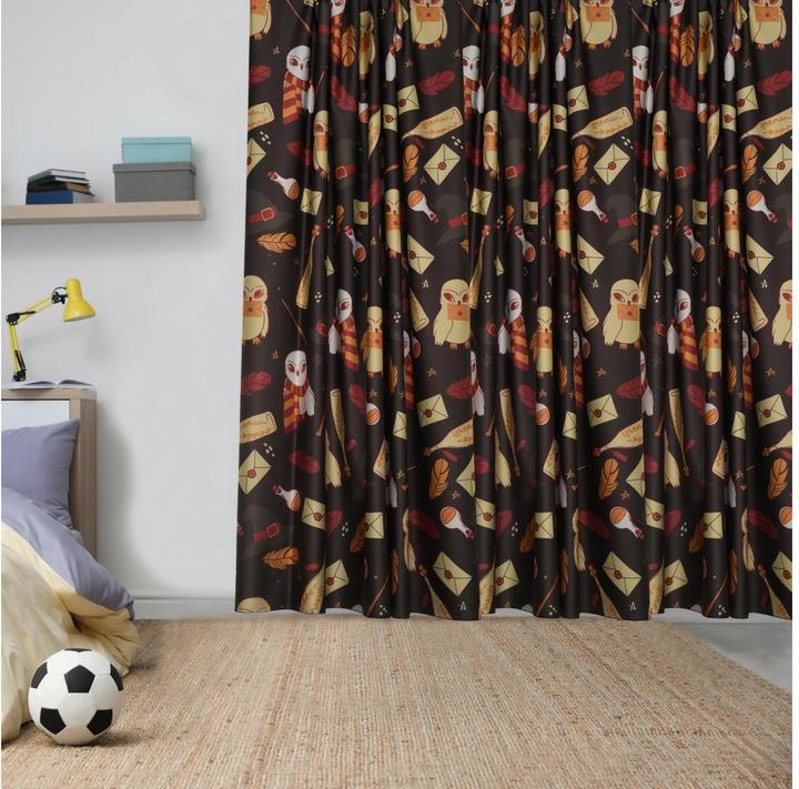 Image du produit Kindervorhang.ch Rideau occultant Harry Potter Gryffondor 140 x 260 cm (140 x 260 cm)