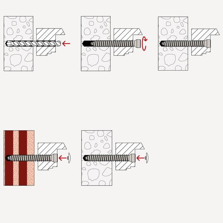 Image du produit Fischer Vis pour châssis de fenêtre FFS 7,5x302 (100 Vis par pièce)
