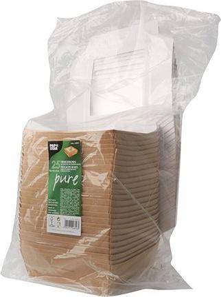 Immagine prodotto Papstar Scatola per gastronomia con finestra in PLA (25 x)
