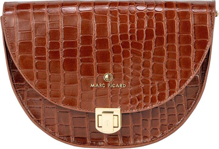 Produktbild Marc Picard Croco Shoulder Bag Moon