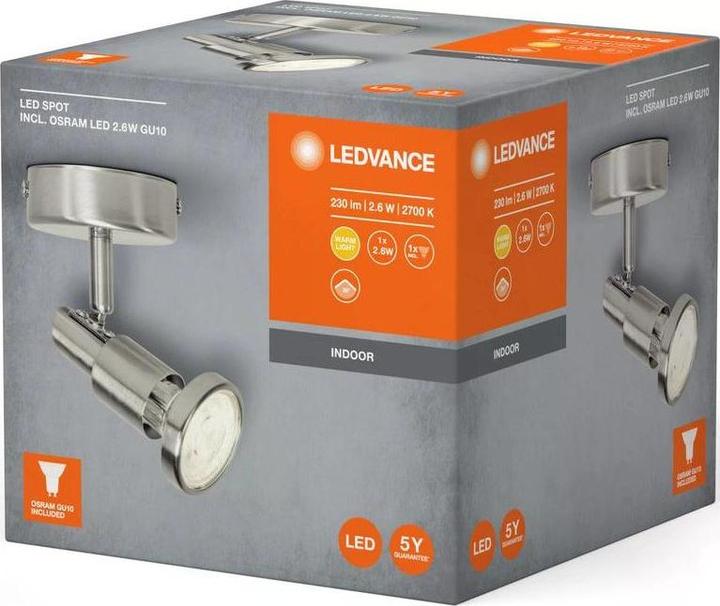 Productafbeelding Ledvance LED SPOT 2,6W 230V GU10 LEDV (230 lm, GU10)