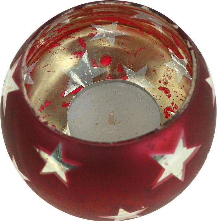 Produktbild Viana Glas Windlicht mit Sternendekor
