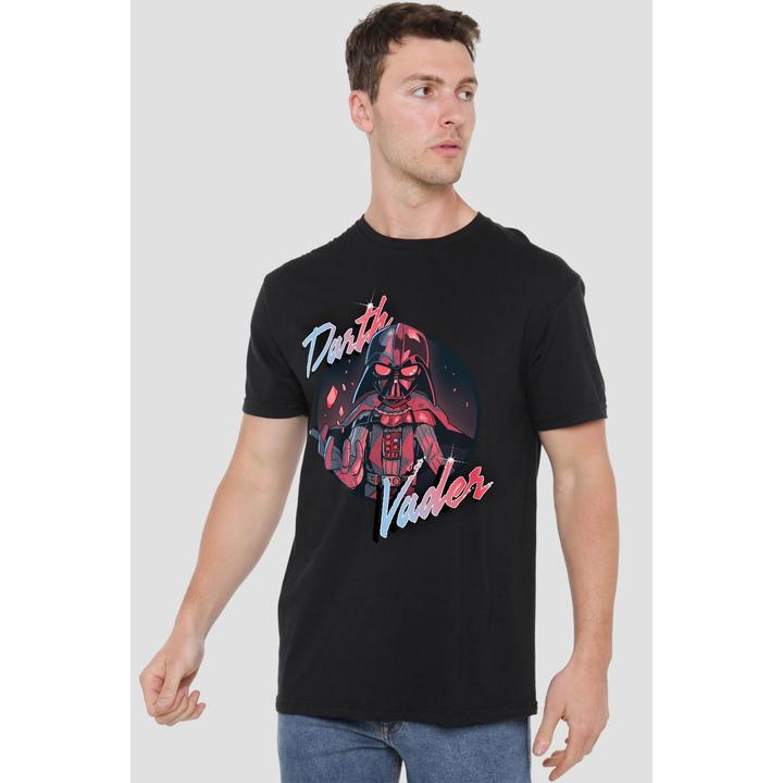 Actual product image Star Wars Mens Darth Vader Wave T-Shirt (L)