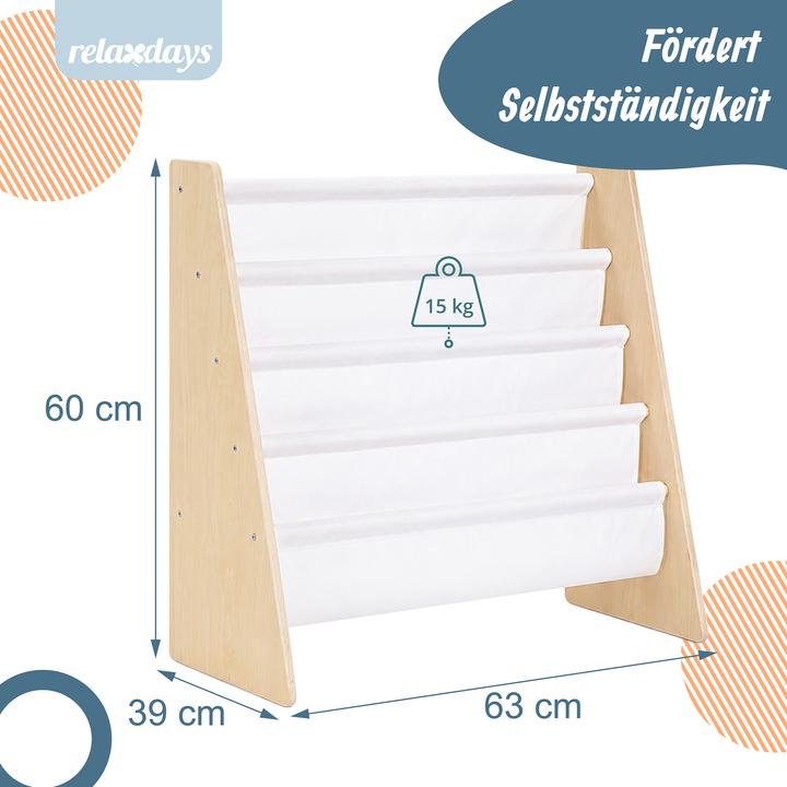 Produktbild Relaxdays Kinderbücherregal (63 x 39 x 60 cm)