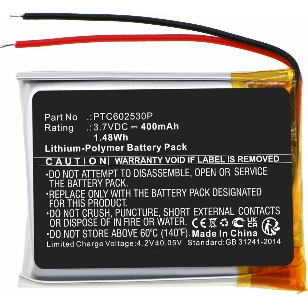 CoreParts Battery for Suunto Smartwatch, Smartwatch Zubehör, Schwarz