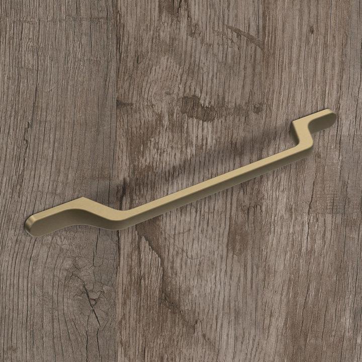 Actual product image Hettich Griff Orsaria Messing Optik antik gebürstet 160 mm