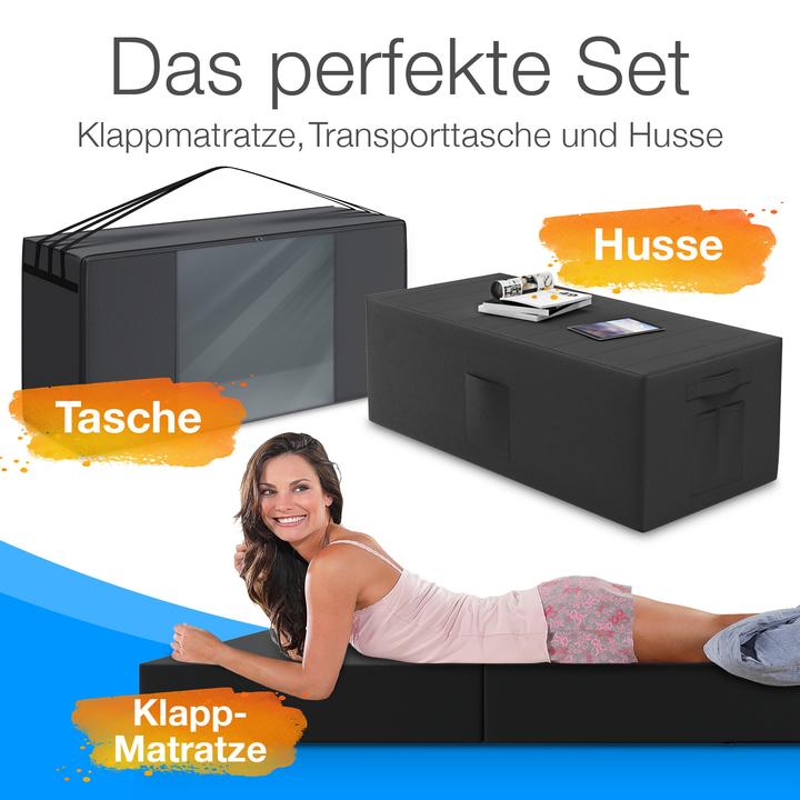Actual product image Bestschlaf Folding mattress incl. cover & transport bag (140 x 195 cm, Foam core)