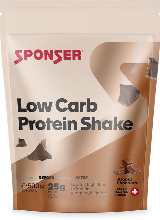 Produktbild Sponser Low Carb Prot Shake Choco 500g (Schokolade)