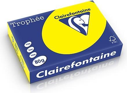 Produktbild Clairefontaine Kopierpapier Trophée Colored Copy FSC A4, Mehrfarbig,80 g/m² (A4, 500 Blätter, 80 g/m²)