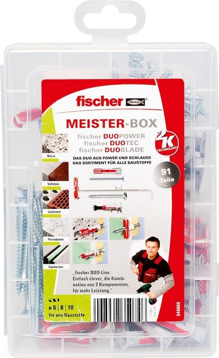 Produktbild Fischer Meister-Box Rund ums Haus + S (91 Stk.)