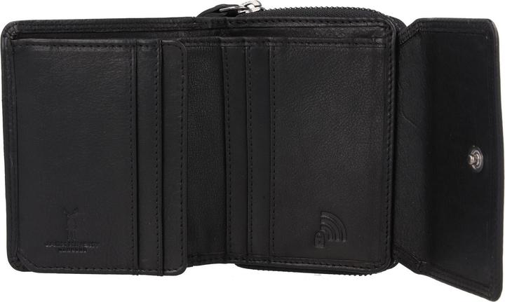 Actual product image Jack kinsky Wallet RFID protection leather 11 cm