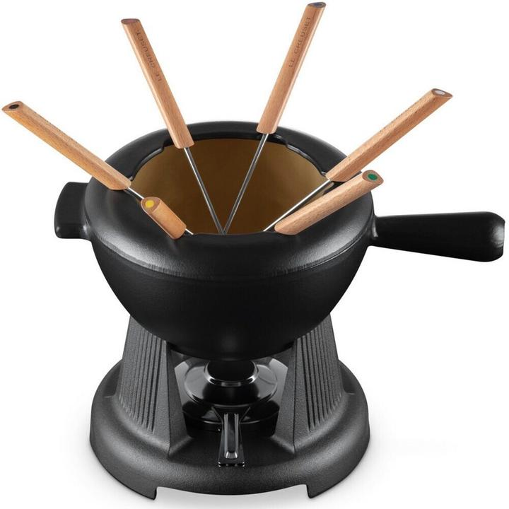 Le Creuset Fondue au fromage Noir (Fondue au chocolat, Fondue au fromage)