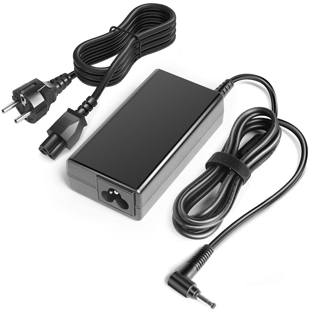 Nextbatt Laptop charger 65W Universal AC adapter 4.0x1.7mm (65 W), Alimentatore per notebook, Nero
