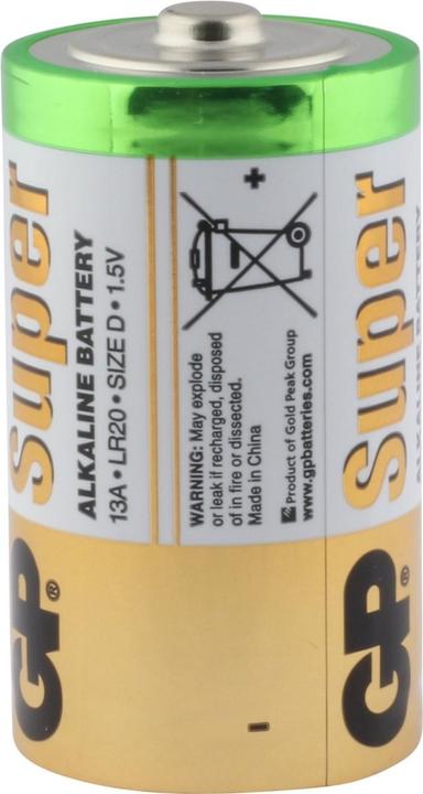 Produktbild GP Batteries Batterie D Mono Super, 4 Stück (4 Stk., D)