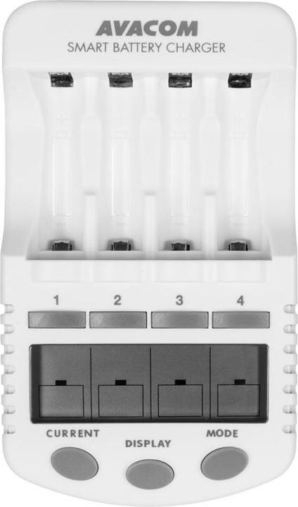 Produktbild Avacom JVL-505 Ladegerät (NASP-4AW-LCD) (1 Stk., AA, AAA, Ladegerät ohne Akku)