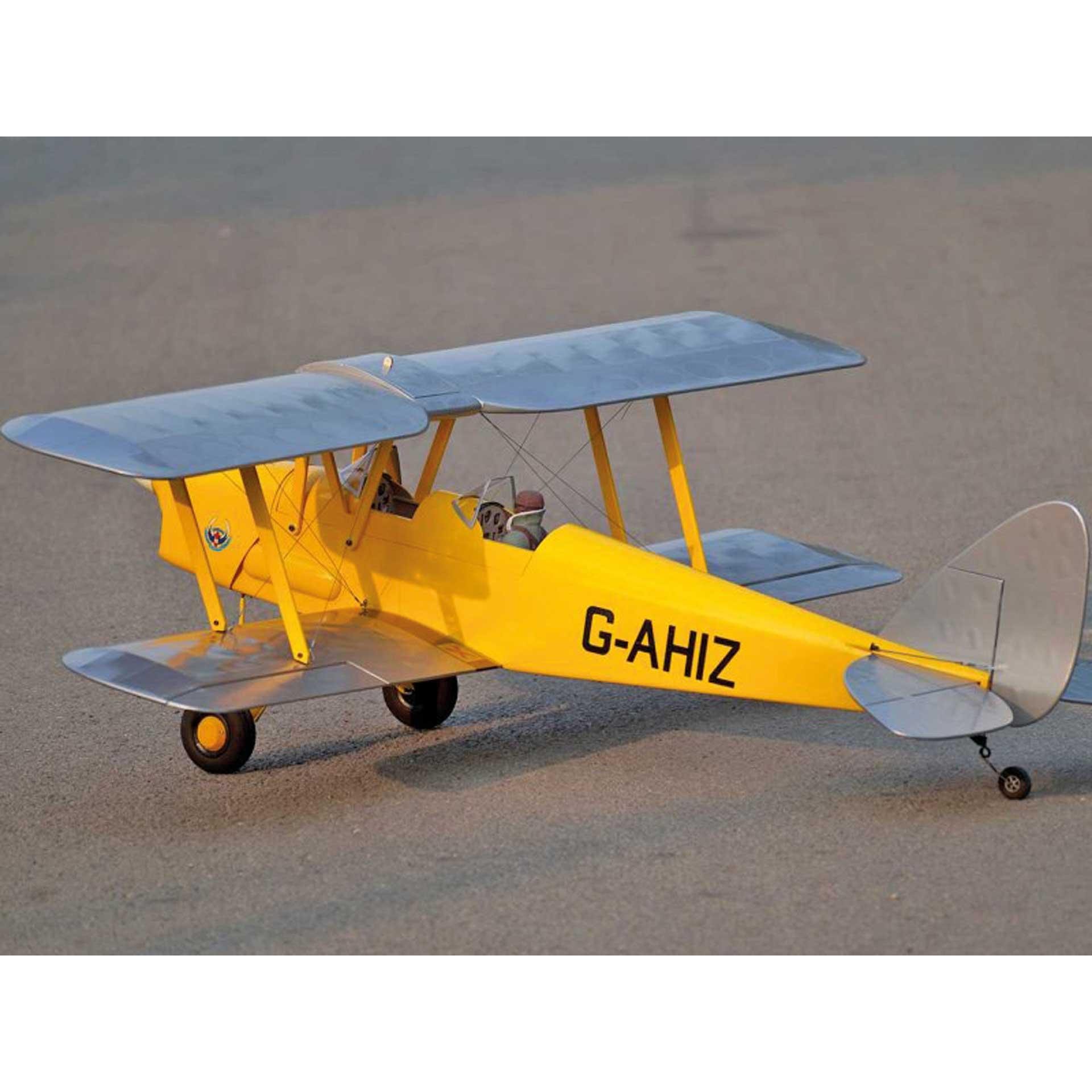 Thumbnail - Vq Models Tiger Moth DH.82 (gelb/silber) / 1400 mm (Kunstflug)